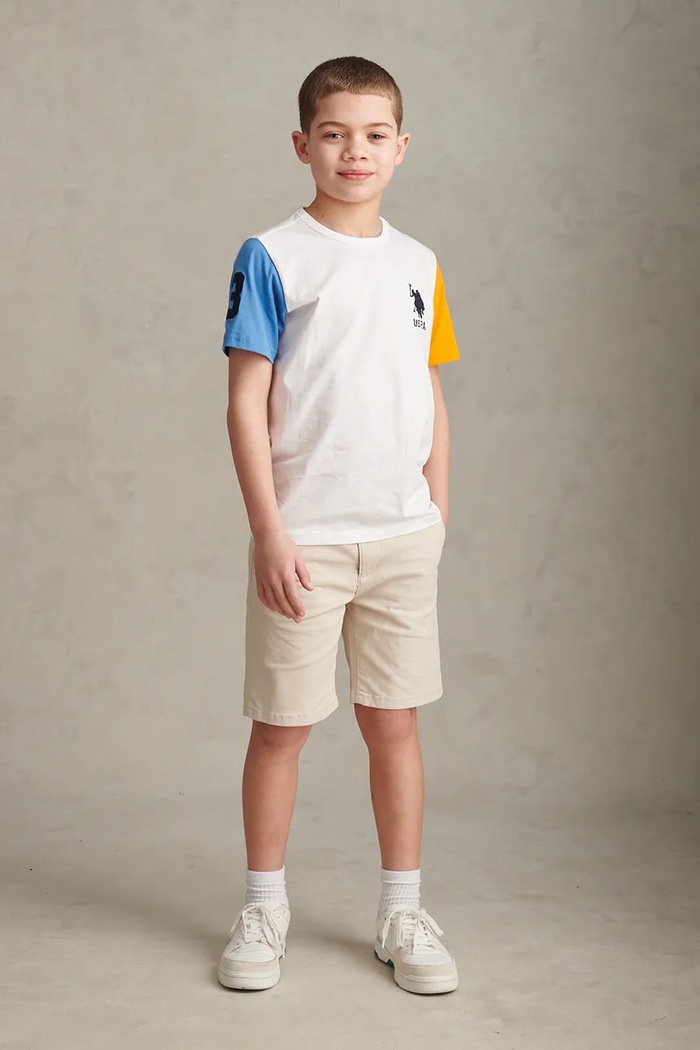 U.S. Polo Assn. T-shirt dziecięcy bawełniany USP2780