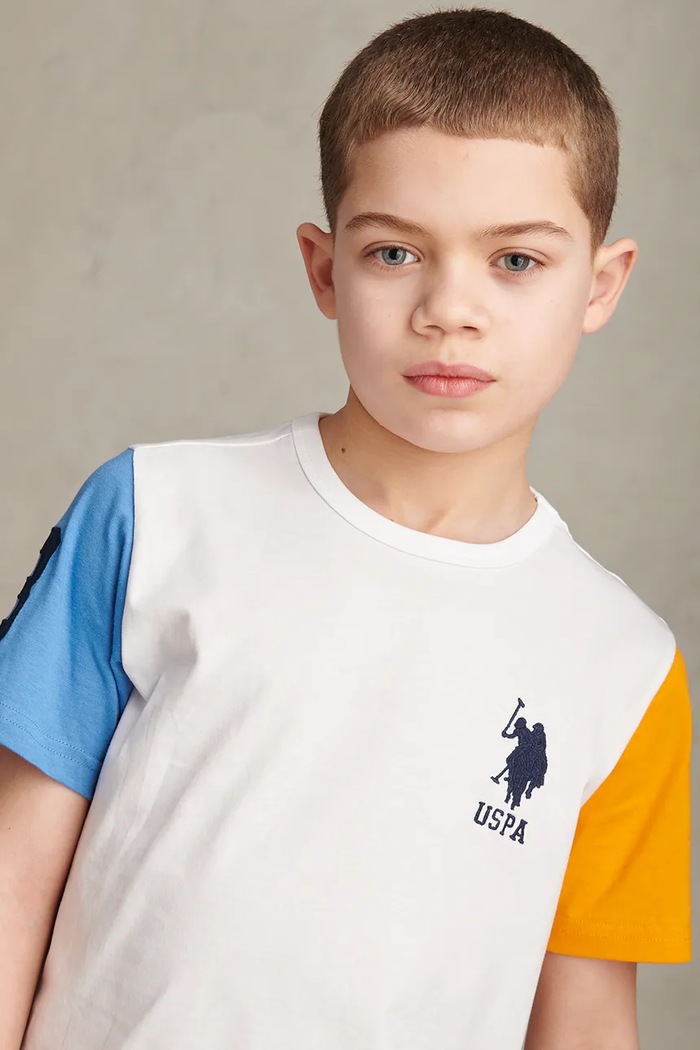 U.S. Polo Assn. T-shirt dziecięcy bawełniany USP2780