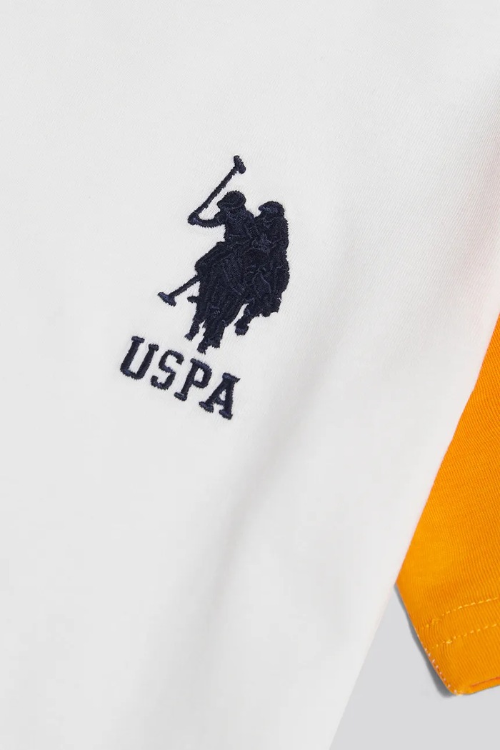 T-shirt dziecięcy bawełniany U.S. Polo Assn. USP2780 biały