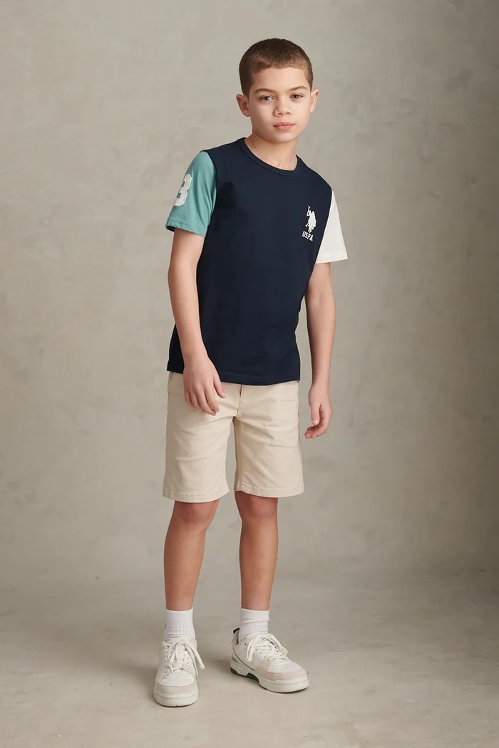 U.S. Polo Assn. T-shirt dziecięcy bawełniany USP2780