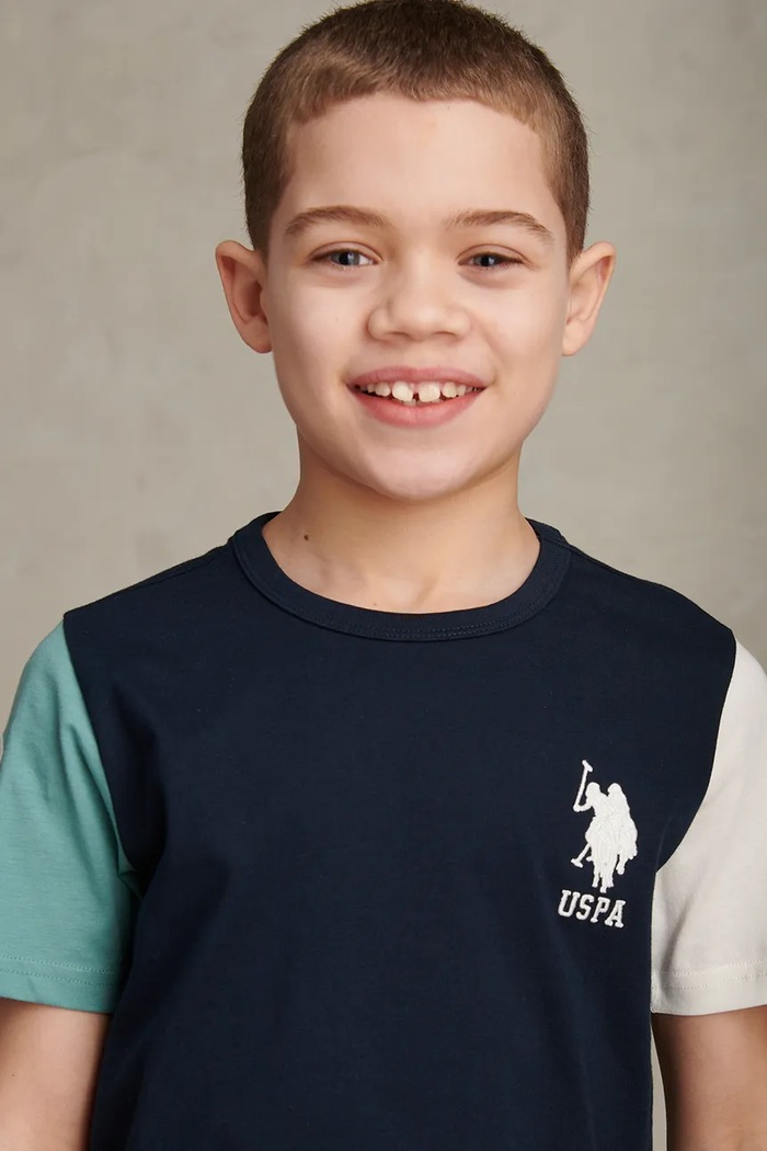 U.S. Polo Assn. T-shirt dziecięcy bawełniany USP2780