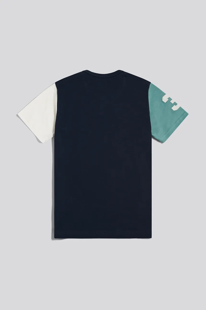 Chłopiec U.S. Polo Assn. T-shirt dziecięcy bawełniany USP2780 granatowy