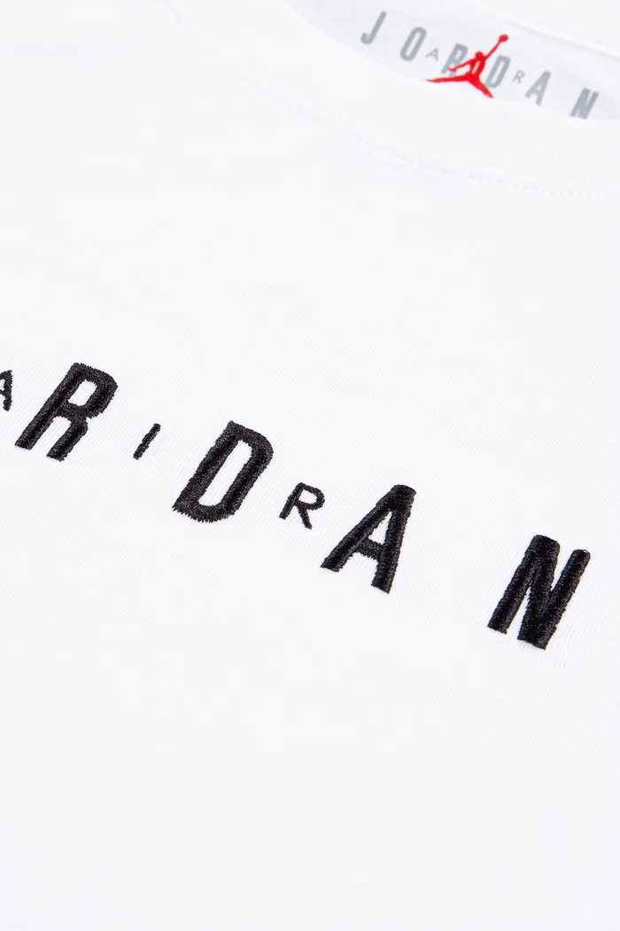 Chłopiec Jordan T-shirt dziecięcy z bawełną 95D634 biały