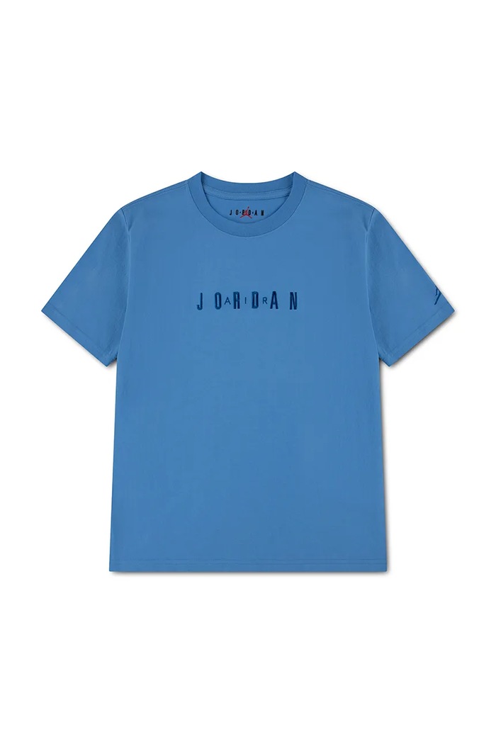 Jordan T-shirt παιδικό με βαμβάκι μπλε 95D634