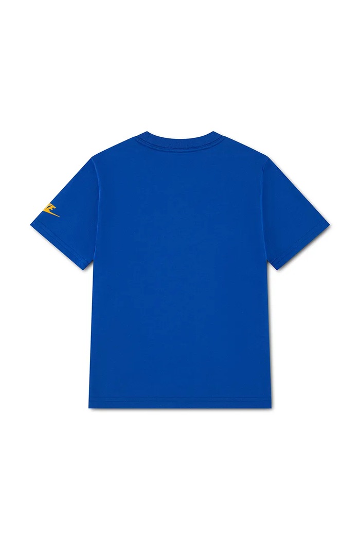 Nike T-shirt dziecięcy z bawełną 86P332 niebieski AW26