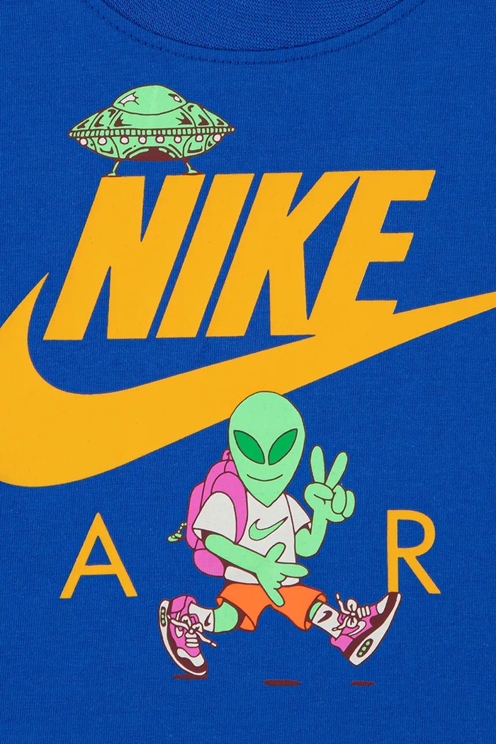 CHLAPEC Nike Tričko dětské s bavlnou 86P332 modrá