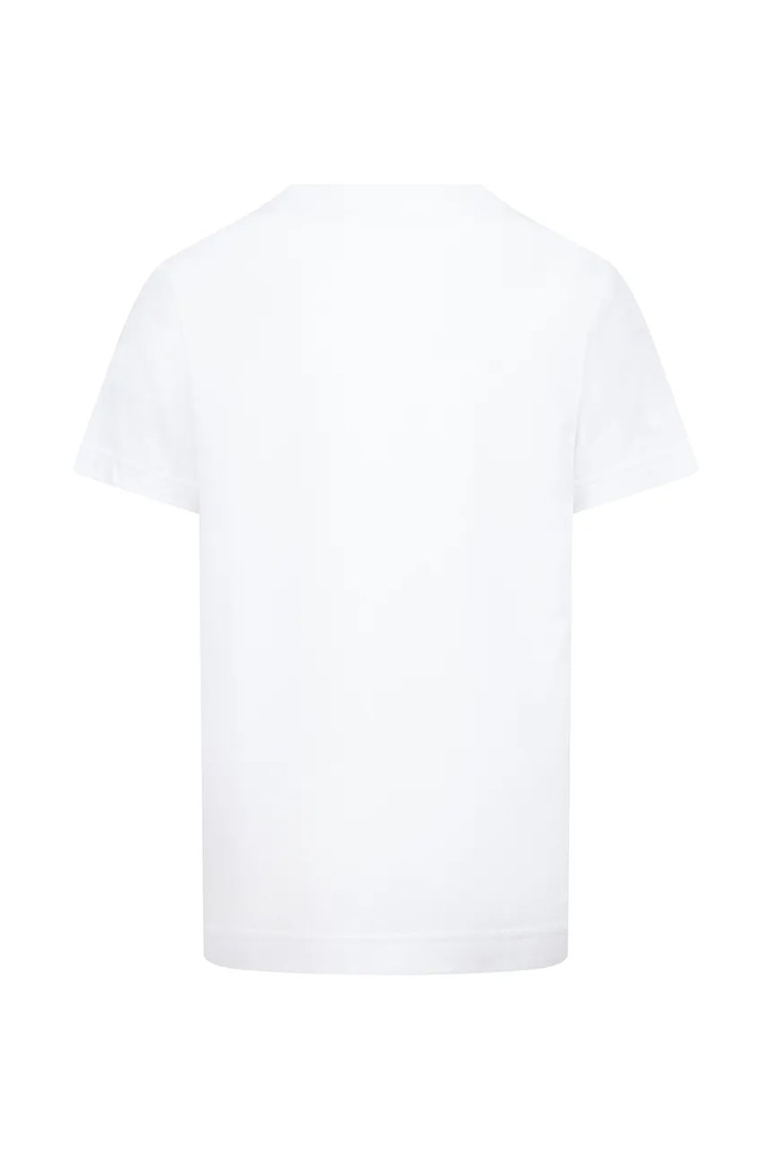 Jordan T-shirt παιδικό με βαμβάκι 85D266 λευκό AW26