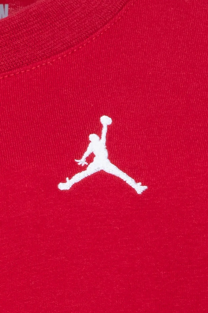 T-shirt παιδικό με βαμβάκι Jordan 85D266 κόκκινο