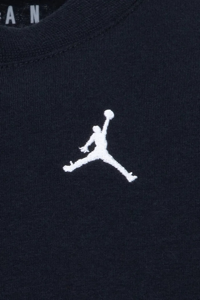T-shirt παιδικό με βαμβάκι Jordan 85D266 μαύρο