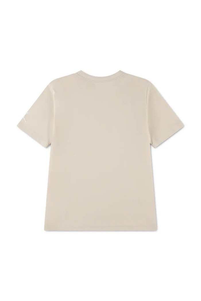 Jordan T-shirt παιδικό βαμβακερό 952423 μπεζ AW26