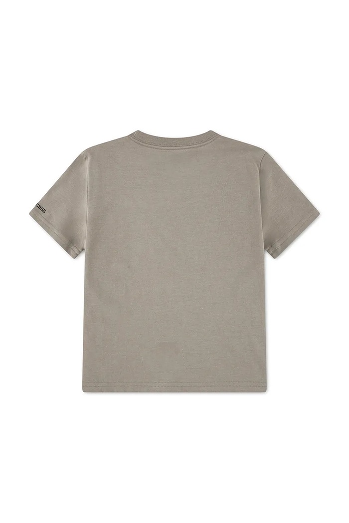 Chłopiec Converse T-shirt dziecięcy z bawełną 9CJ994 szary
