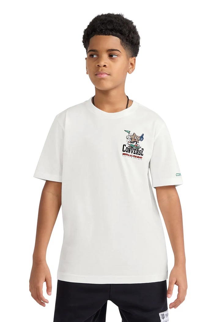 Converse T-shirt dziecięcy z bawełną 9CJ885