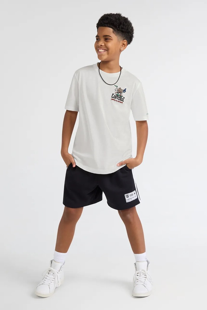 Converse T-shirt dziecięcy z bawełną 9CJ885