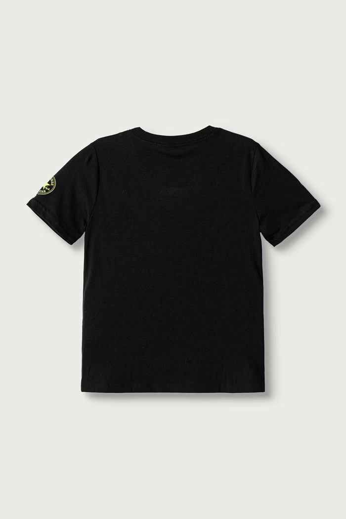 Converse T-shirt dziecięcy z bawełną 9CJ524 czarny AW26