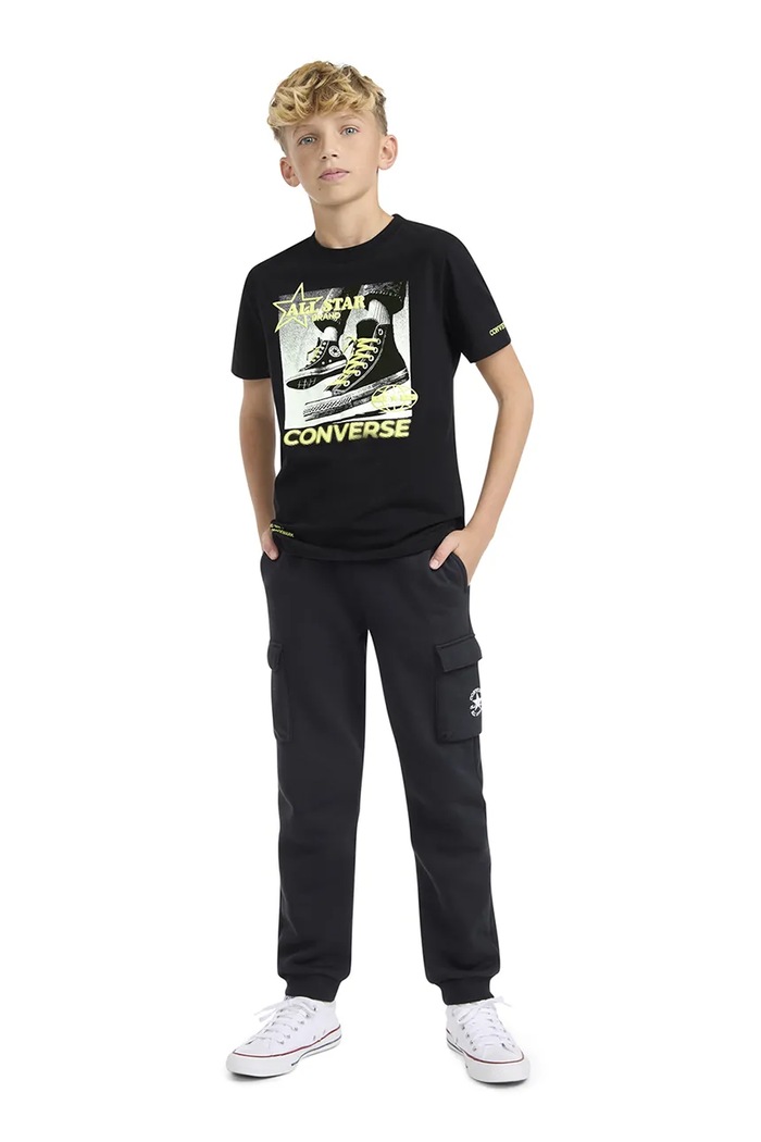 Converse Тениска за деца от памук 9CH931
