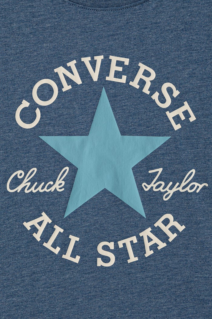 Chłopiec Converse T-shirt dziecięcy bawełniany 9CD483.9BY2 niebieski