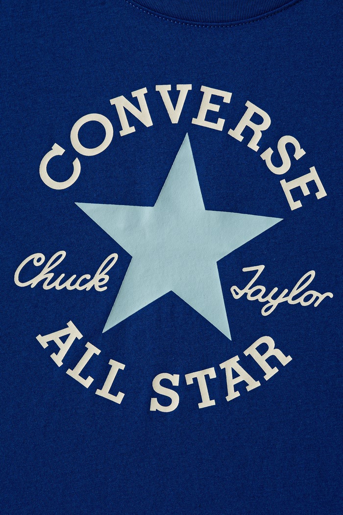 Chłopiec Converse T-shirt dziecięcy bawełniany 9CD483.9BY2 niebieski