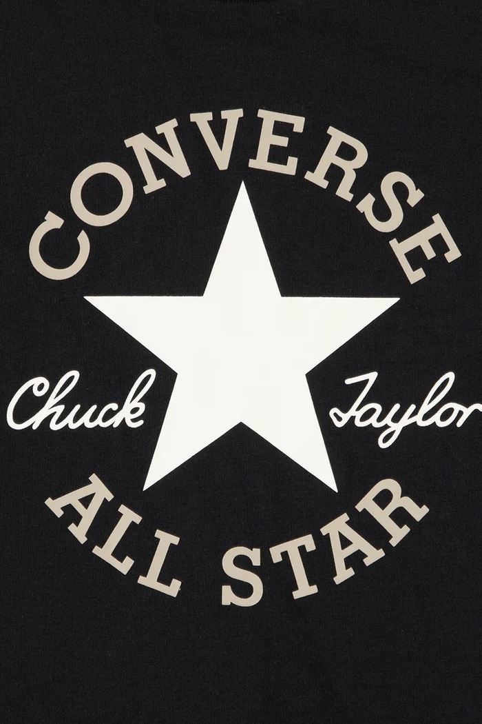 Chłopiec Converse T-shirt dziecięcy bawełniany 9CD483.9BY2 czarny