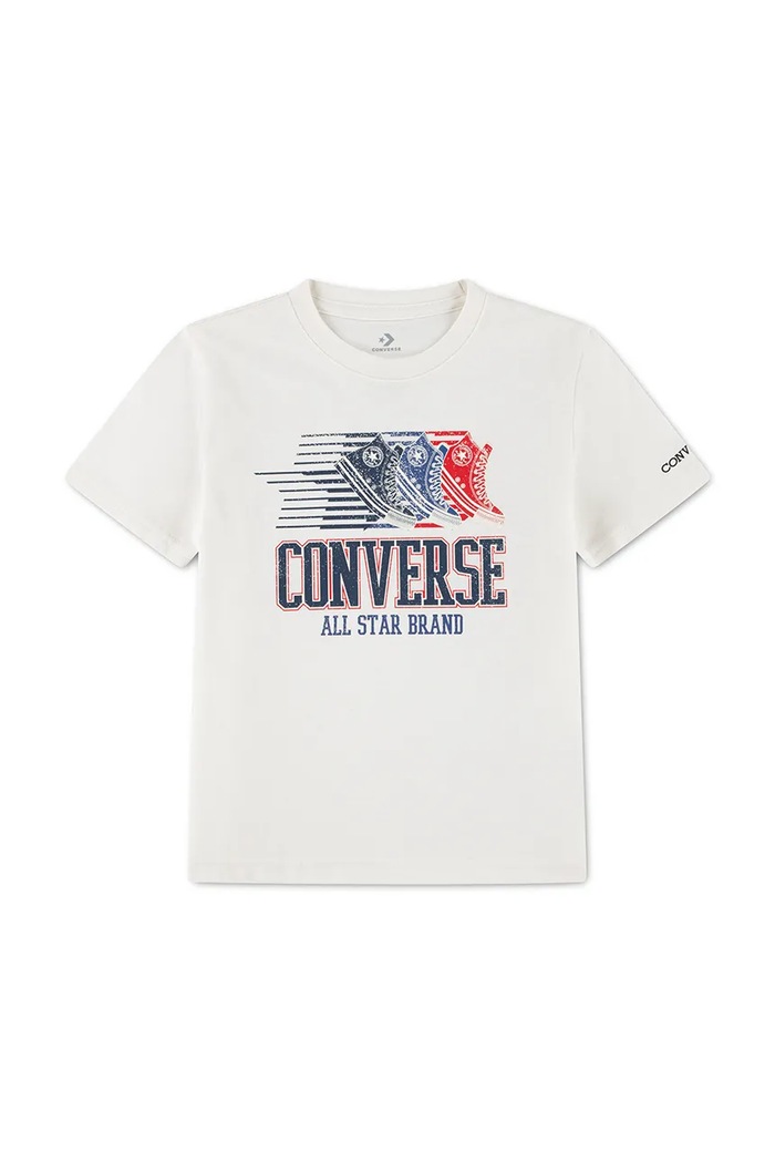 Converse Тениска за деца от памук бял 8CJ634