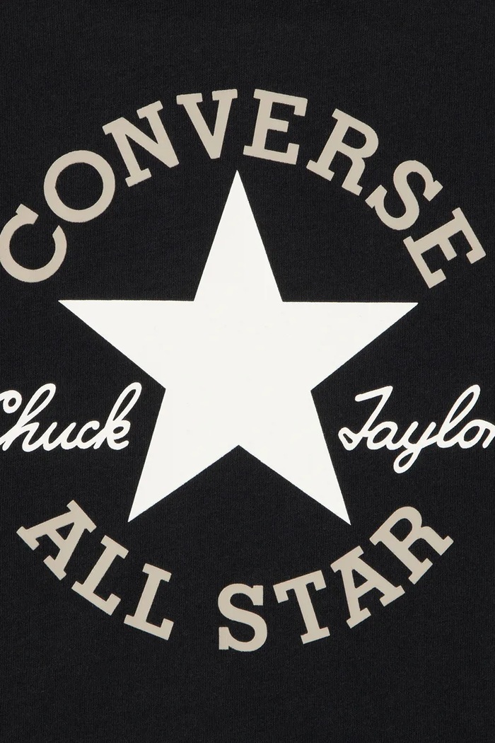 Chłopiec Converse T-shirt dziecięcy z bawełną 8CD483.9BY2 czarny