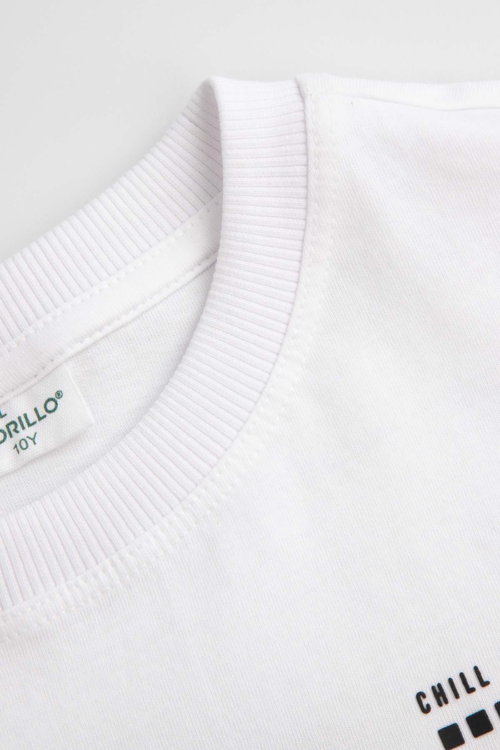 Αγορίστικα Coccodrillo T-shirt παιδικό βαμβακερό ZC6143203WBJ λευκό