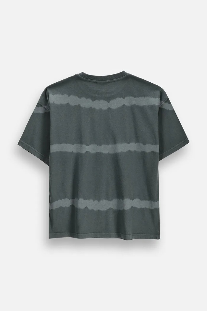 Coccodrillo T-shirt oversize dziecięcy bawełniany ZC6143201RBJ szary AW26