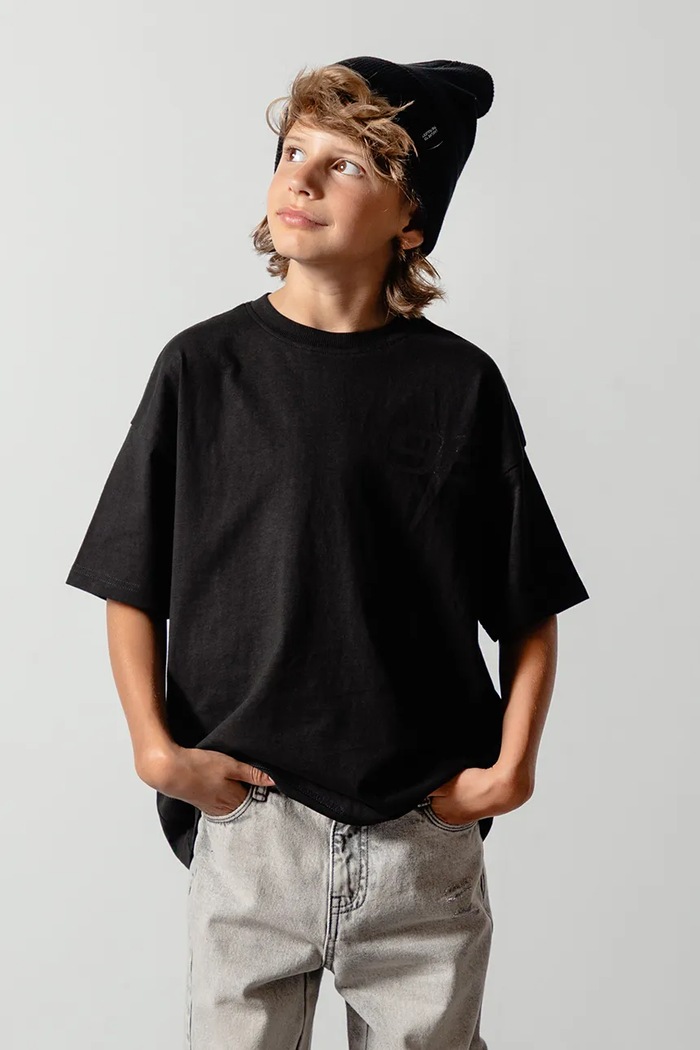 Coccodrillo T-shirt oversize dziecięcy bawełniany ZC6143202GBJ