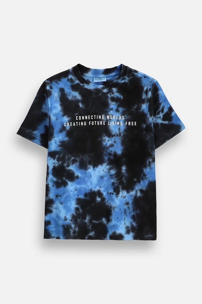 Coccodrillo T-shirt dziecięcy bawełniany czarny ZC6143201GBJ