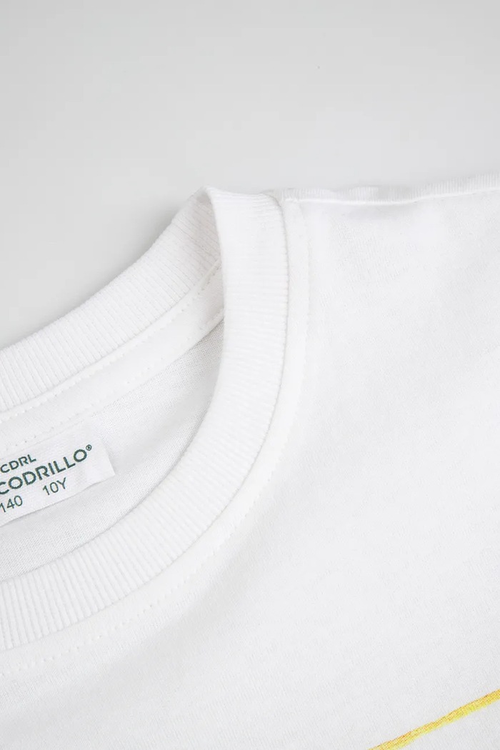 Αγορίστικα Coccodrillo t-shirt παιδικό βαμβακερό ZC6143207VBB λευκό