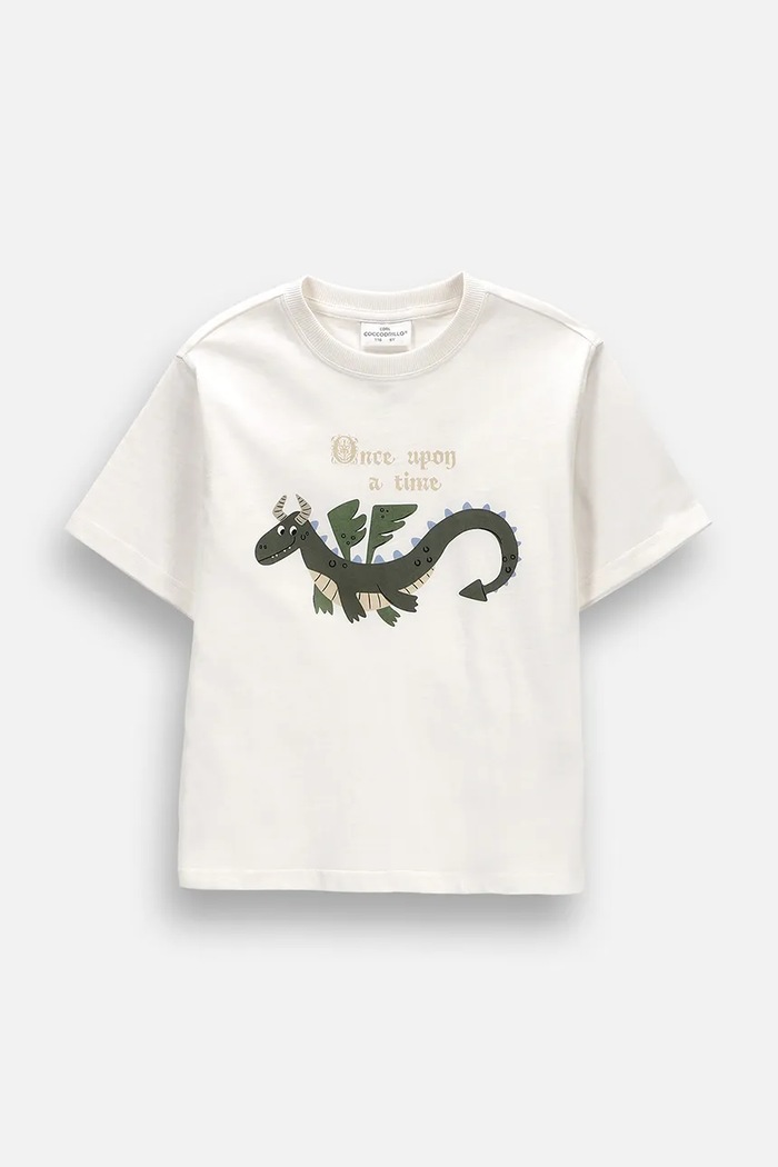 Coccodrillo tričko kojenecké bavlněné béžová ZC6143203RBK