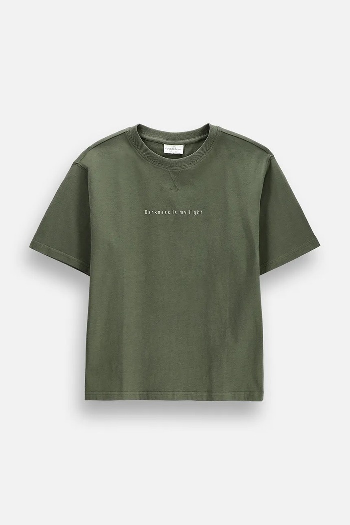 Coccodrillo t-shirt παιδικό βαμβακερό πράσινο ZC6143203RBJ