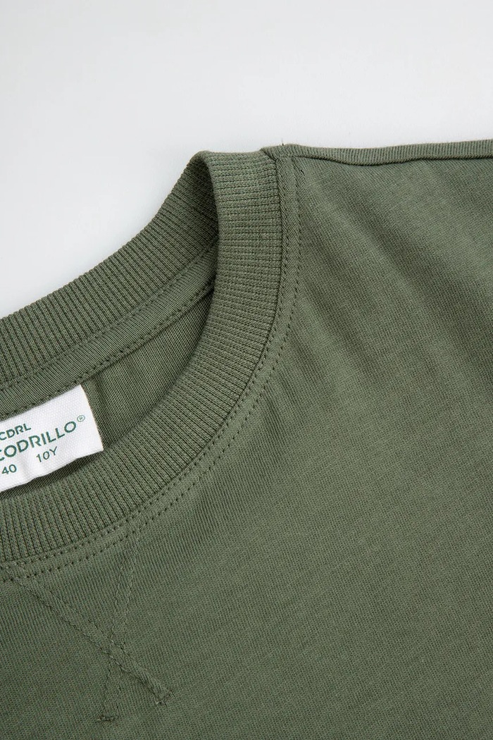 Αγορίστικα Coccodrillo t-shirt παιδικό βαμβακερό ZC6143203RBJ πράσινο