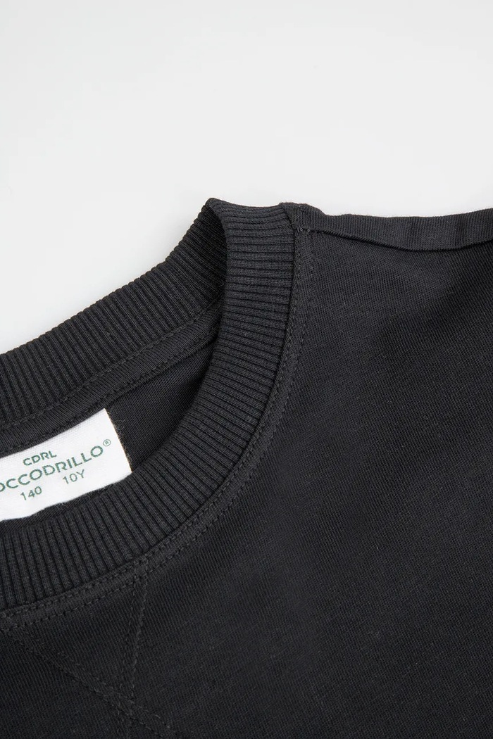 Αγορίστικα Coccodrillo t-shirt παιδικό βαμβακερό ZC6143203RBJ μαύρο