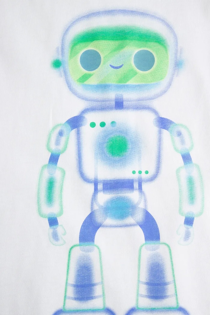 T-shirt dziecięcy bawełniany Coccodrillo ZC6143202GBK biały