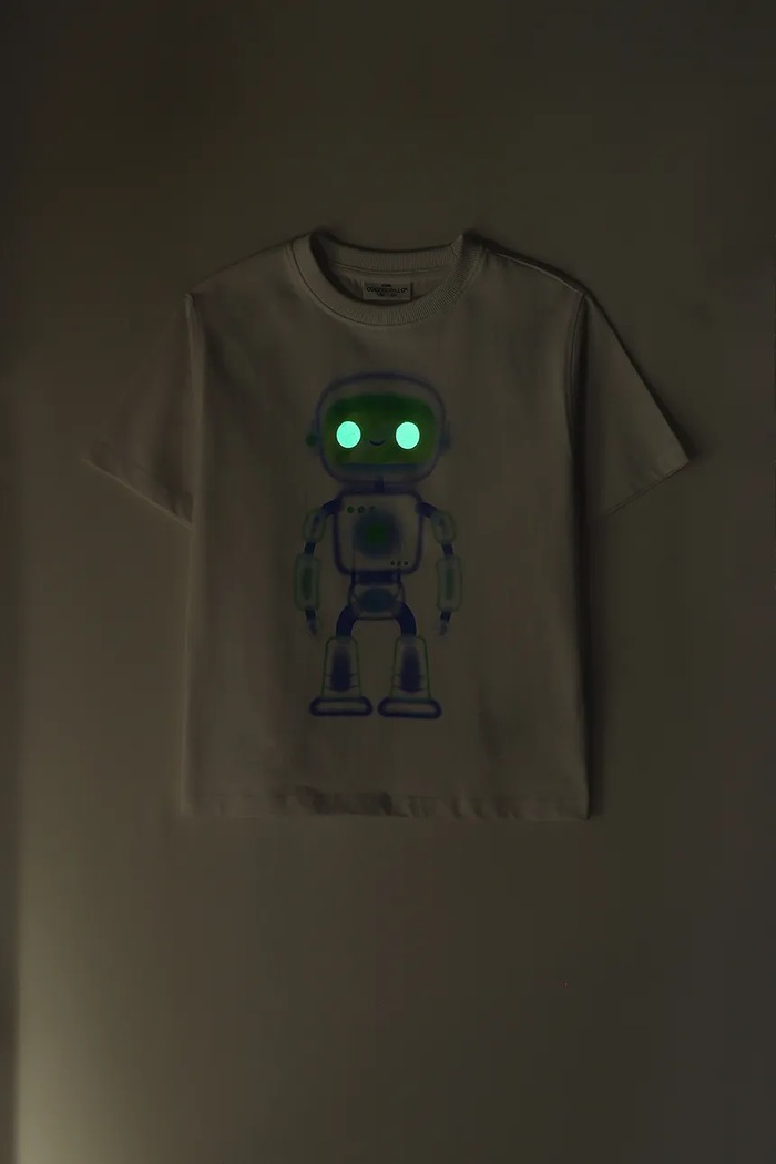 T-shirt dziecięcy bawełniany Coccodrillo biały ZC6143202GBK