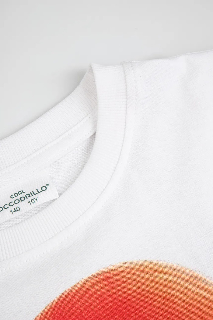 Αγορίστικα Coccodrillo t-shirt παιδικό βαμβακερό ZC6143219VBB λευκό