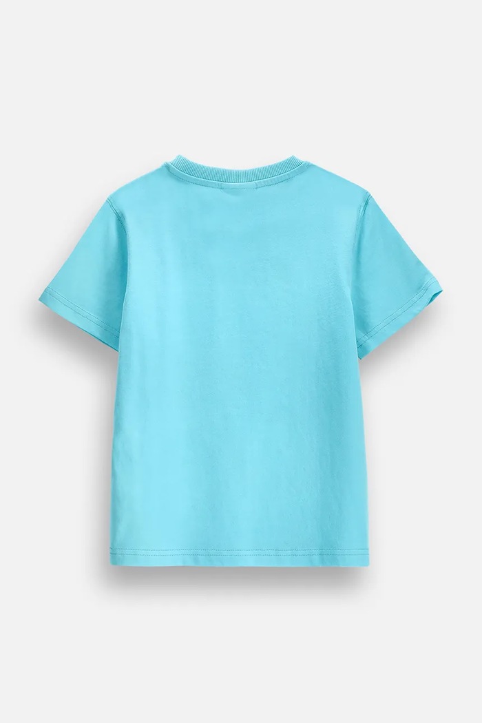 Coccodrillo t-shirt παιδικό βαμβακερό ZC6143214VBB τιρκουάζ AW26