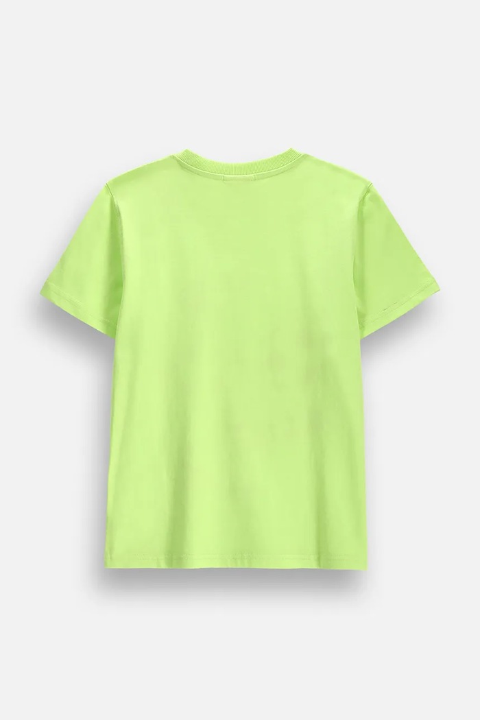 Coccodrillo t-shirt παιδικό βαμβακερό ZC6143205VBA πράσινο AW26