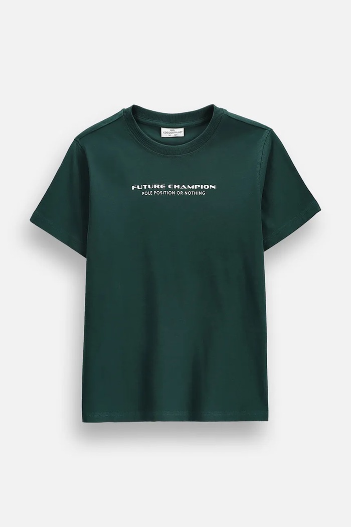 Coccodrillo t-shirt παιδικό βαμβακερό πράσινο ZC6143202VBA