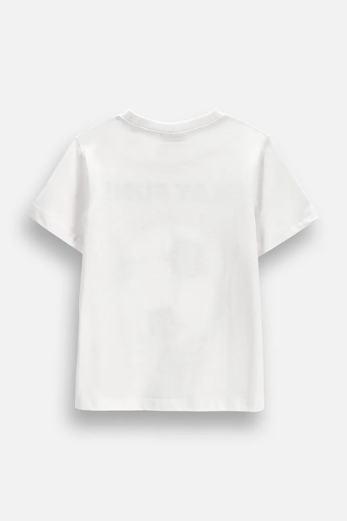 Coccodrillo t-shirt παιδικό βαμβακερό ZC6143204SBK λευκό AW26