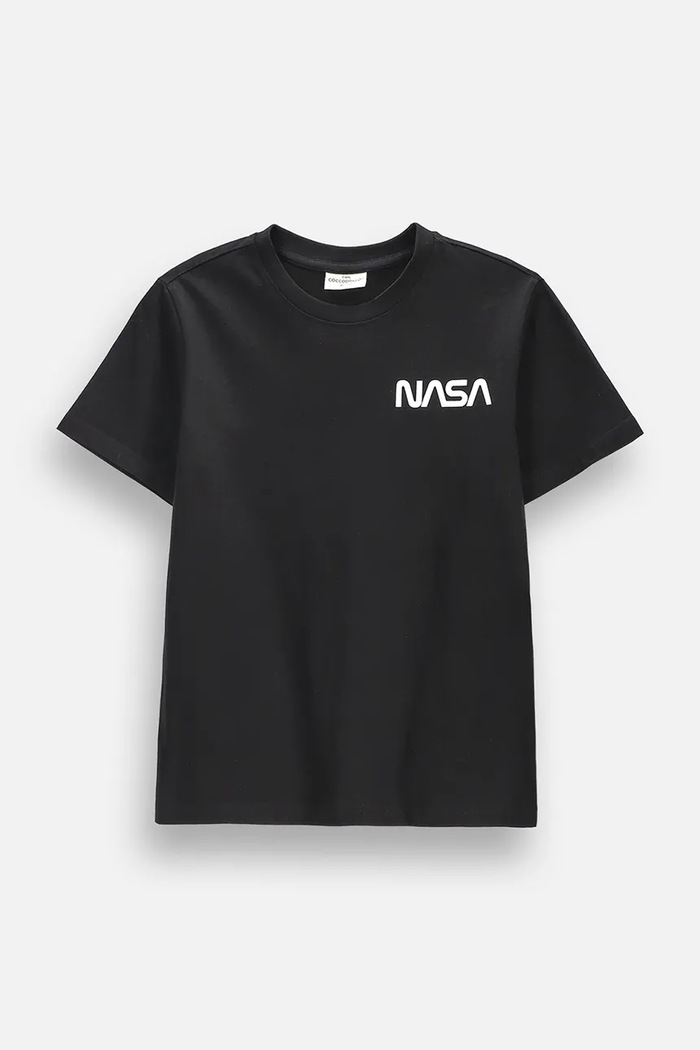 Coccodrillo t-shirt παιδικό βαμβακερό μαύρο ZC6143216LBD