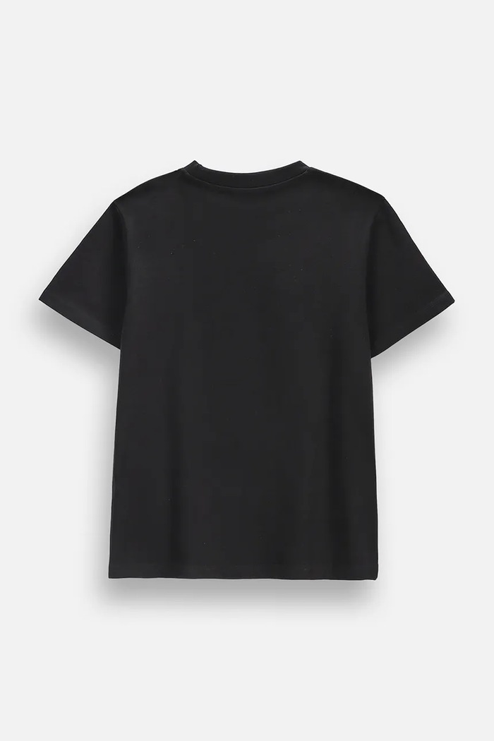 Coccodrillo t-shirt παιδικό βαμβακερό ZC6143214LBD μαύρο AW26
