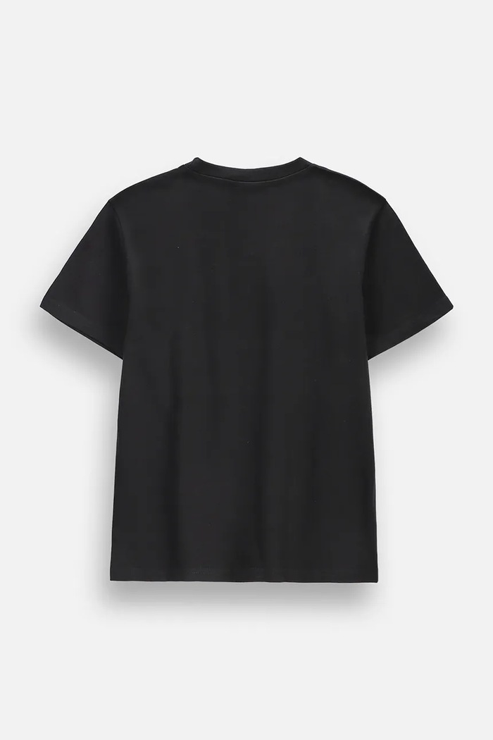 Coccodrillo t-shirt παιδικό βαμβακερό ZC6143212LBD μαύρο AW26