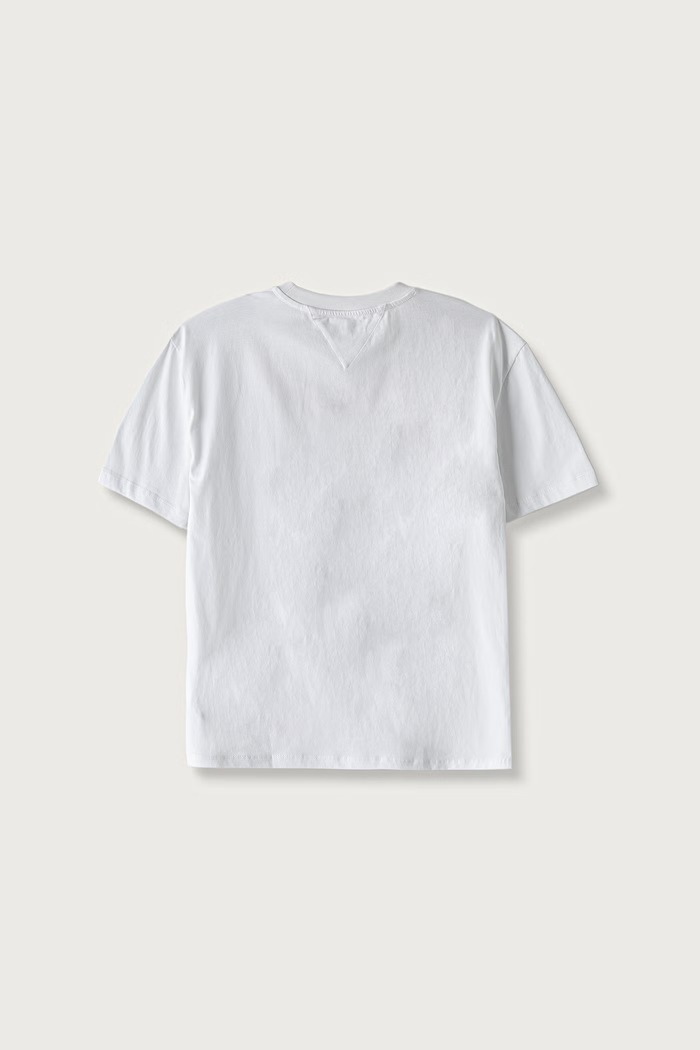 Tommy Hilfiger T-shirt basic dziecięcy bawełniany KS0KS00756.128.176.9BY2 biały AW26