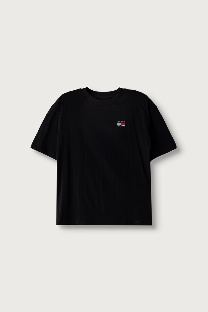 Tommy Hilfiger Basic tričko detské bavlnené čierna KS0KS00756.128.176.9BY2