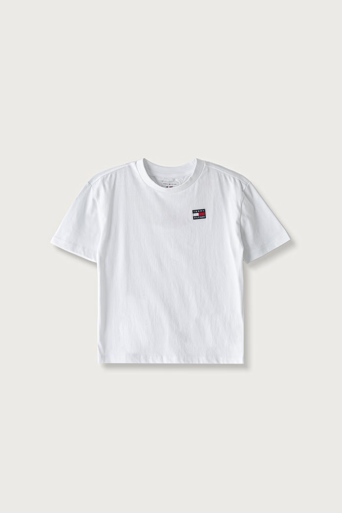Tommy Hilfiger T-shirt basic dziecięcy bawełniany biały KS0KS00756.92.122.9BY2