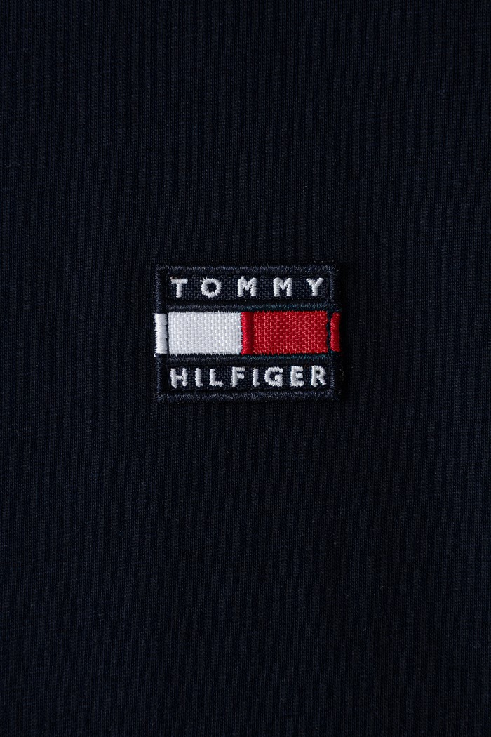 Chłopiec Tommy Hilfiger T-shirt basic dziecięcy bawełniany KS0KS00756.92.122.9BY2 granatowy