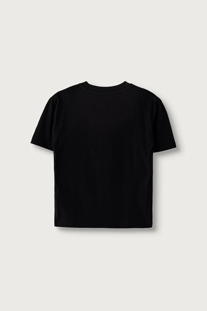 Tommy Hilfiger T-shirt basic dziecięcy bawełniany KS0KS00756.92.122.9BY2 czarny AW26
