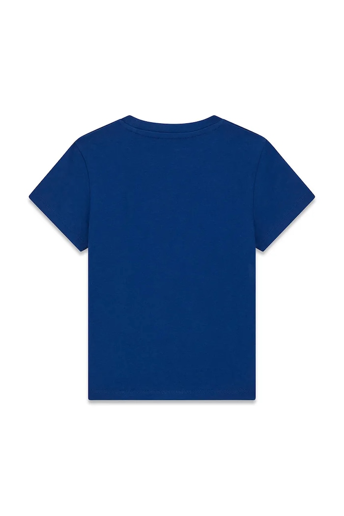 Guess T-shirt dziecięcy bawełniany N6BI07.K5859.9BY2 niebieski AW26