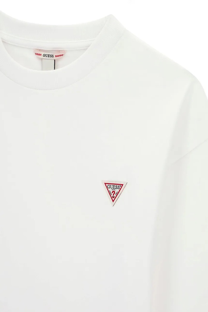 Chłopiec Guess T-shirt dziecięcy bawełniany L6BI38.K8019.9BY2 biały